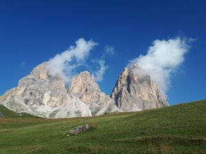 Gleitschirm Fluggebiet Drei Zinnen in Südtirol Wetter Wolken