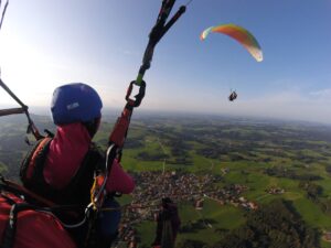 Gleitschirm Partnerflug Paragliding zu Zweit