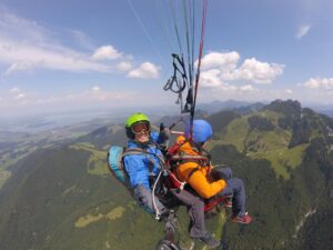 Kampenwand Gleitschirm Tandemsprung Geschenk