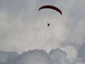 Gleitschirmfliegen Wolken Wetterrecherche cumulus