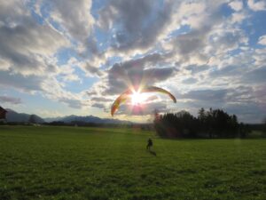 Flugschule Start Üben Bodenhandling