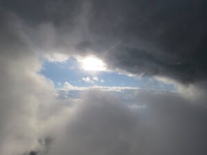 Himmelstor Gleitschirmfliegen Wolken