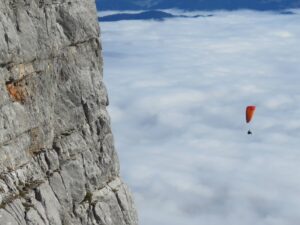 Alpenüberquerung Gleitschirm Klettersteige