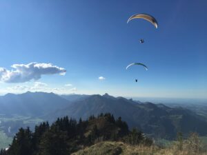 Bayern Chiemsee Gleitschirm Tandemflug Aktivitäten