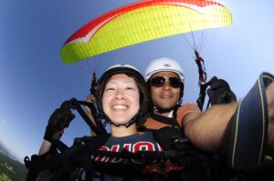 Gleitschirm Tandemflug Kampenwand Aschau