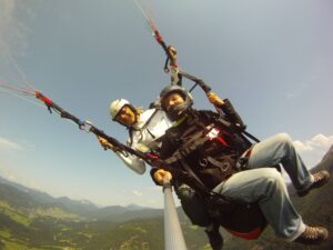 Paragliding Tandemflug Kössen Unterberghorn