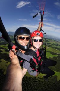 Gutschein Gleitschirm Tandemfliegen Paragliding München