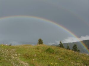 Aschauer Tal Gewitter Regenbogen