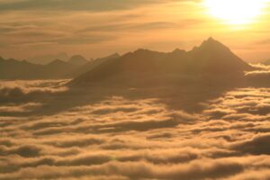 Herbstlicher Nebel Wendelstein Wetter